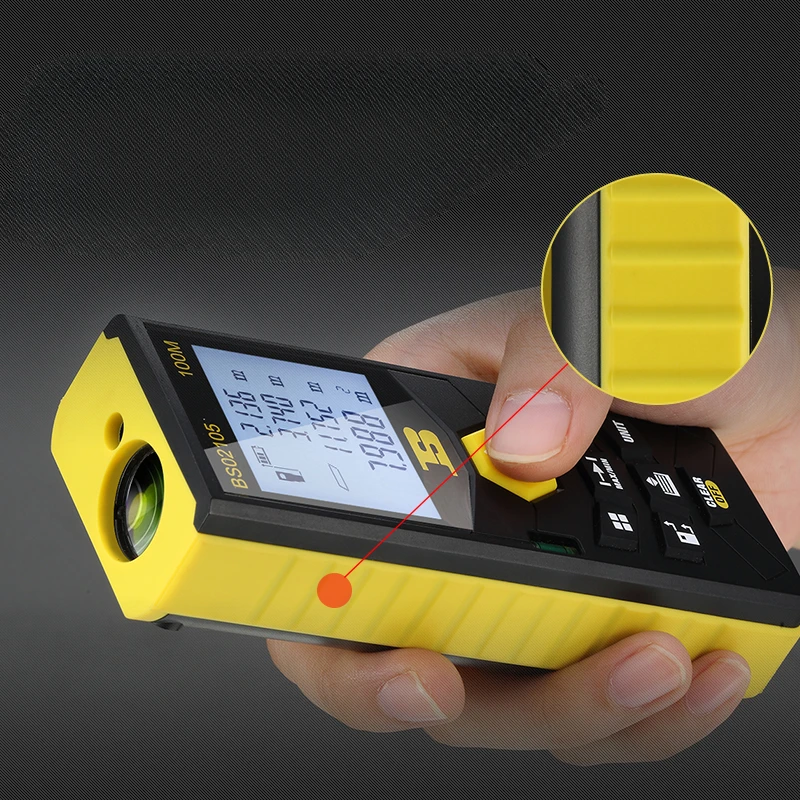 

High-precision infrared handheld rangefinder measuring ruler electronic ruler laser ranging measuring room meter
