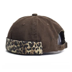 Washed Docker Beanie Brimless Cap Hat Without Visor Solid Color Retro Vintage Street Style Spring Autumn Outdoor Gorras