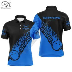 Custom Bowling Shirts For Men And Women Bowling Team Shirts Bowling Strike 3D Printed Shirts Sleeveless Tees Fitness Unisex Tops