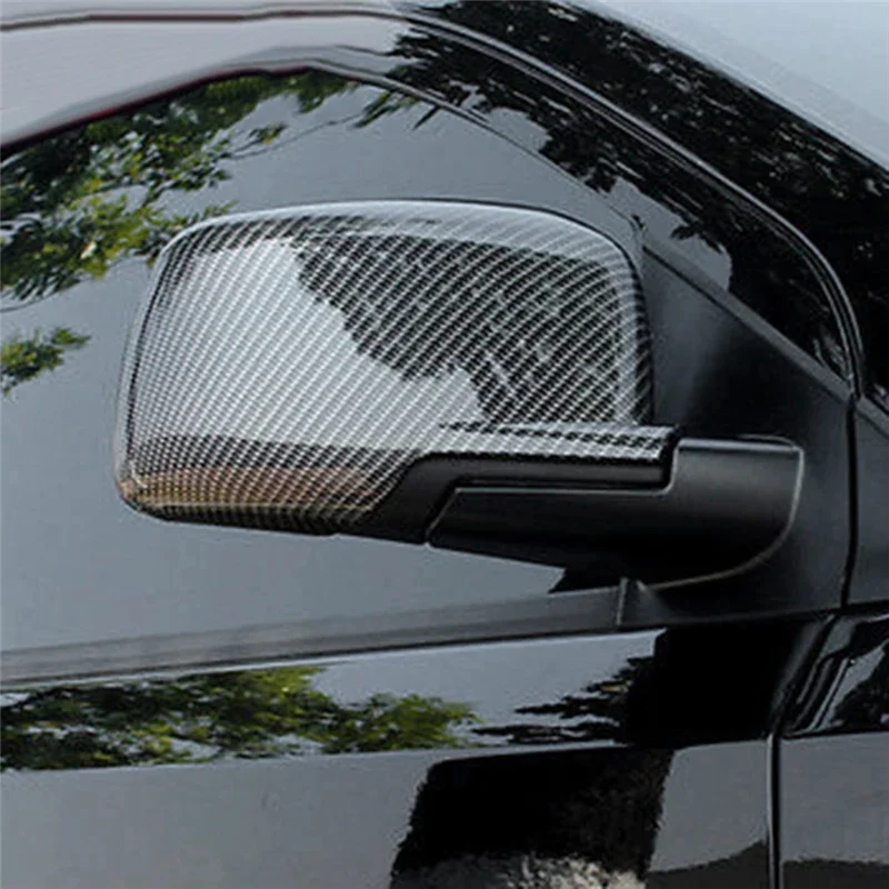 

Durable For Dodge Journey JUCV Fiat Freemont 2010-2013 Side Door Mirror Overlay Styling Rearview Mirror Cover Trim Parts Carbon