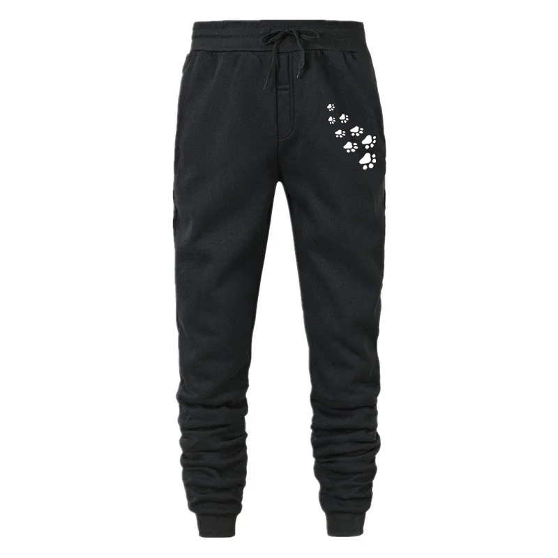 Women Pants Funny Cat Dog Paw Print Jogging Sweatpants Laides Baggy Sports Pants Jogger Sweatpants Casual Female Trousers