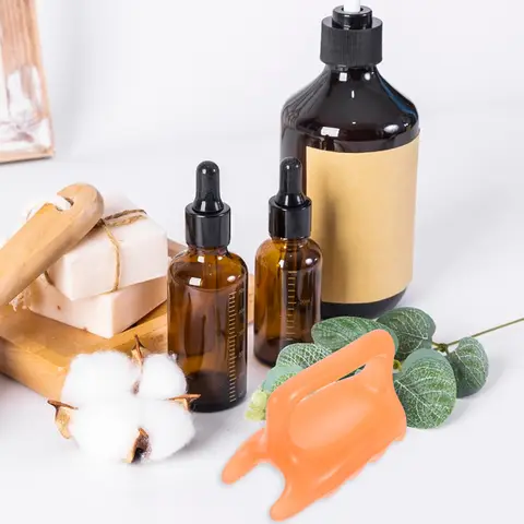 Gua Sha 마사지 도구 이마 바디 셀룰라이트 수지 턱 발 스틱 뒷면 긁기