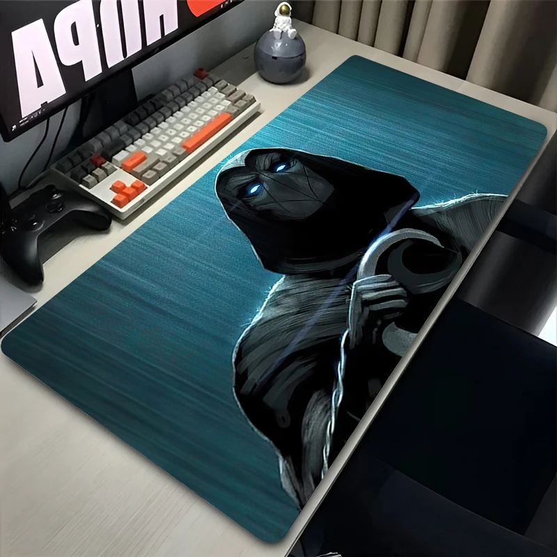 Maravilha Cavaleiro da Lua Mouse Pad, Anime HD, Teclado De Borracha Mousepad, Antiderrapante, Mesa De Escritório, Laptops, Acessórios De Jogos, XXL