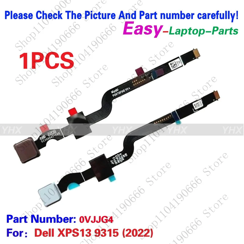 

Notebook computer components New For Dell XPS13 9315 (2022) Fingerprint power button 0VJJG4.
