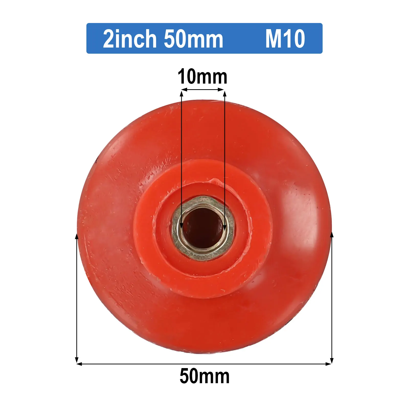 Grinding Disc Backing Pad 1 Pc 2 Inch Accessories M10/M14/M16 Polishing Pad Holder Polishing Pads Red Replacement