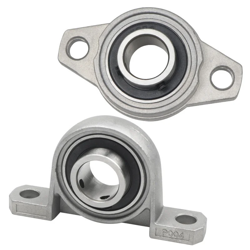 1pcs Zinc Alloy Diameter 8mm To 30mm Bore Ball Bearing Pillow Block Mounted Support Kfl08 Kfl000 Kfl001 Kp08 Kp000 Kp001 Kp002