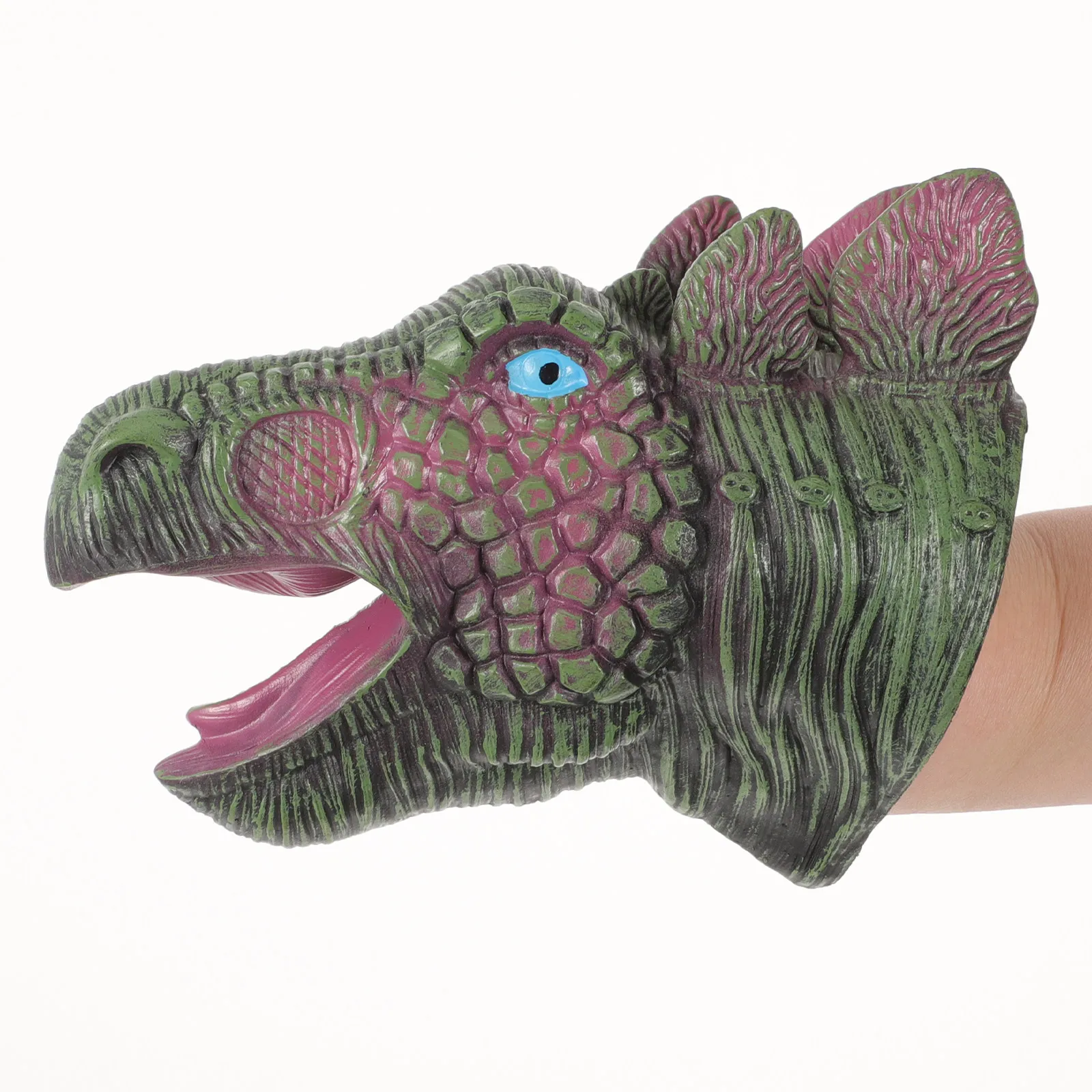 4pcs Dinosaur Hand Puppets with Movable Jaws for Kids Role Play, Pretend Play & Storytelling
