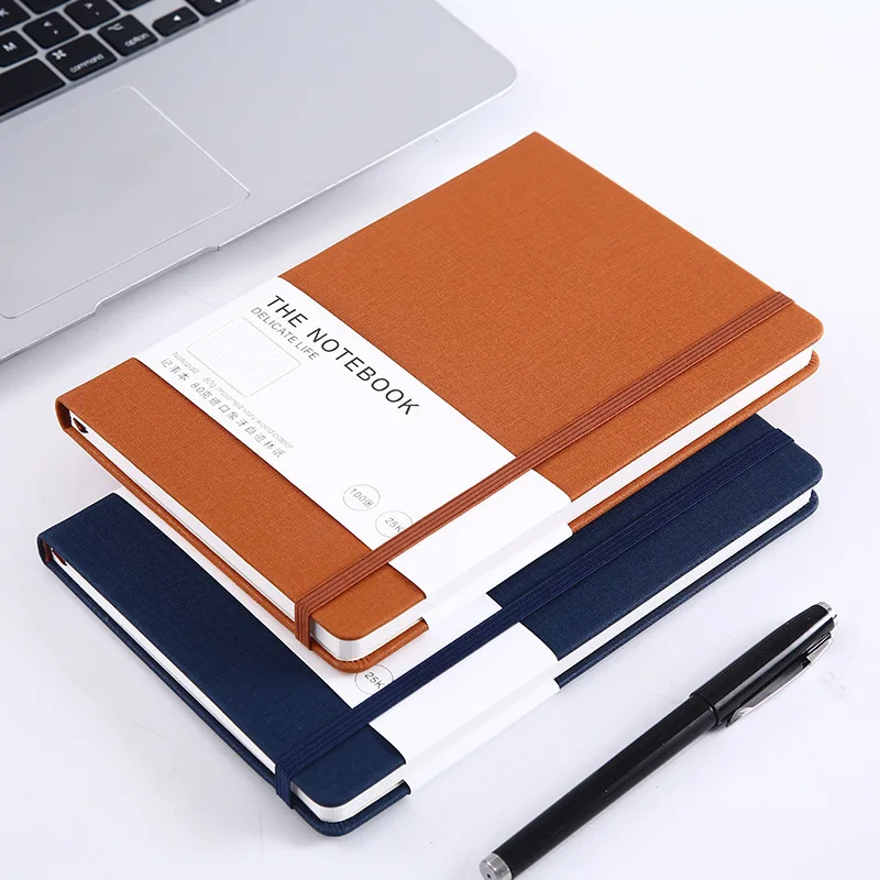 A5 Notebook With Elastic Band Color Diary Notebook Bandage Stationery Notepad Creative Business Notebook Office Supplies