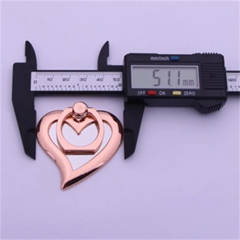 معدن قلب مرآة 360 درجة حامل هاتف المحمول حامل البنصر الهاتف المحمول girp للهواتف الذكية حامل هاتف حامل