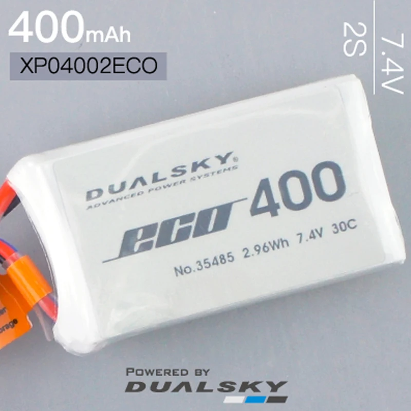 

DUALSKY Battery XP04000ECO 400mAh 2S/3S for model aircraft fixed wing 30C/4C/5C