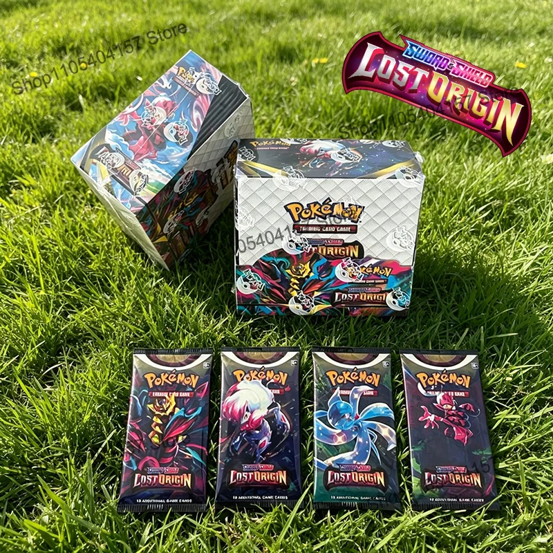 360 Stück Pokemon TCG Sword & Shield Lost Origin Booster Englische Sammelkarten Spielkartensammlung Geschenke für Kinder