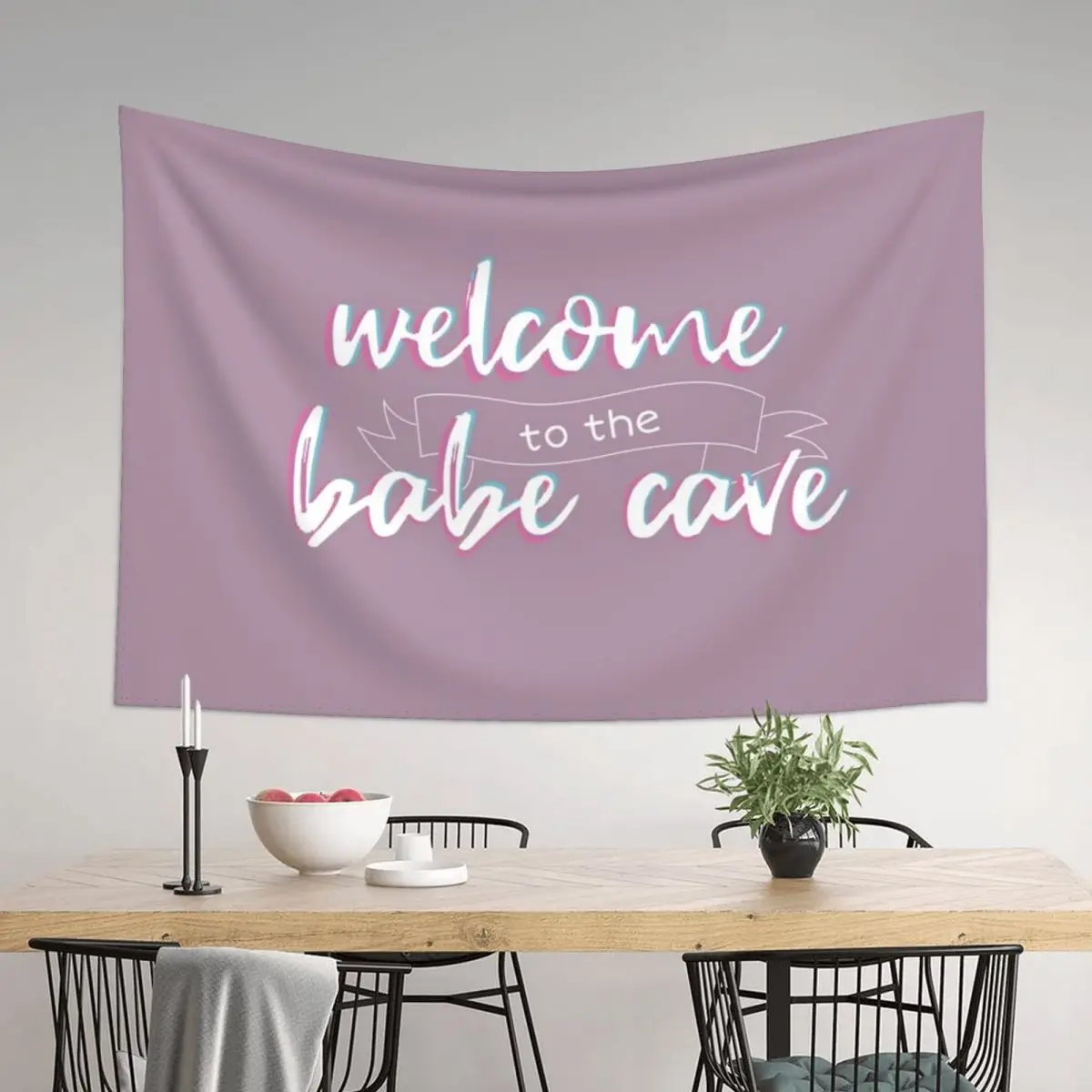 

Welcome to the Babe Cave Tapestry Bedroom Organization And Decoration Carpet Wall Aesthetic Room Decorations Tapestry