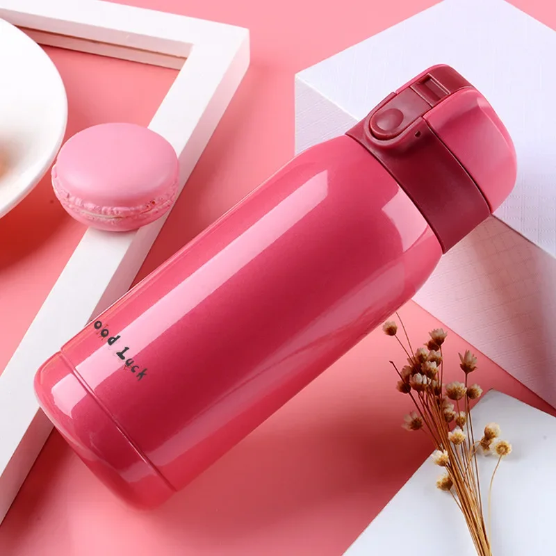 Tazza thermos souvenir squisita e compatta per matrimonio Tazza d'acqua tascabile per mini studente in acciaio inossidabile di piccola capacità da 200 ml
