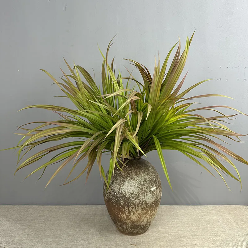 Lifelike Artificial Orchid Grass Room Wedding Road Guide Artificial Plants Chlorophytum Comosum Grass Outdoor Garden Decor
