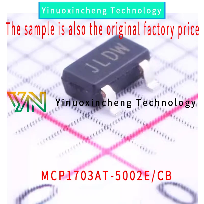 

10PCS/LOT New stock MCP1703AT-5002E/CB screen printed JL * * SOT-23 linear voltage regulator (LDO) IC chip