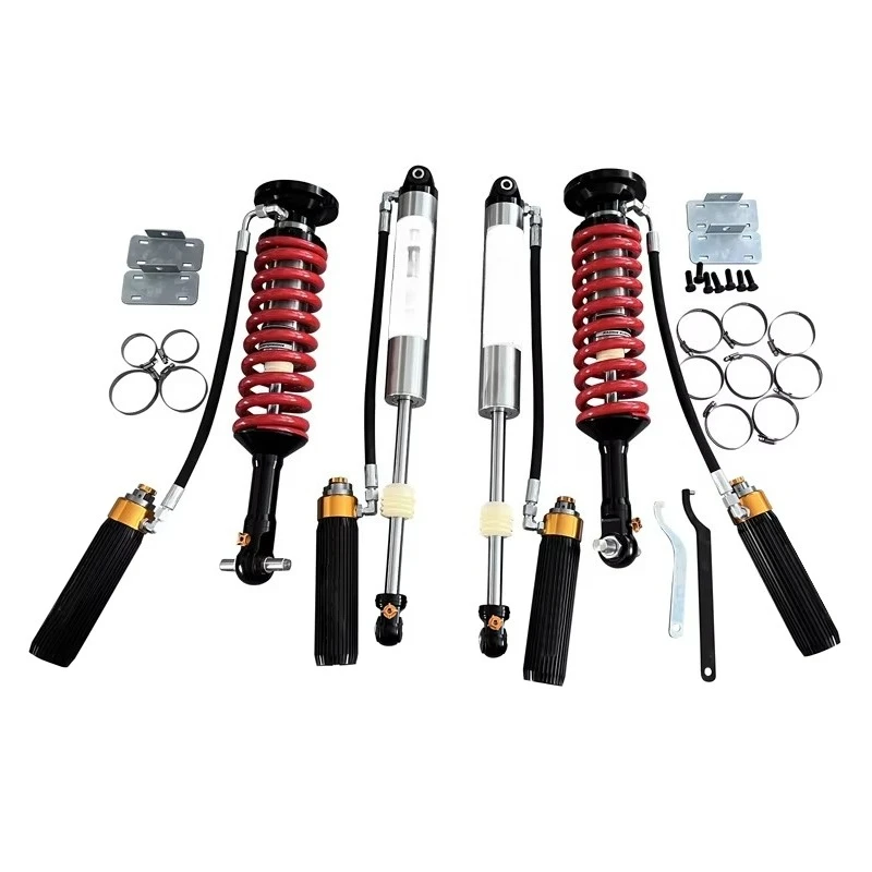 4x4 الطرق الوعرة أحادية أنبوب امتصاص الصدمات ل 4 عداء النيتروجين قابل للتعديل رفع تعليق ل GX470 #2