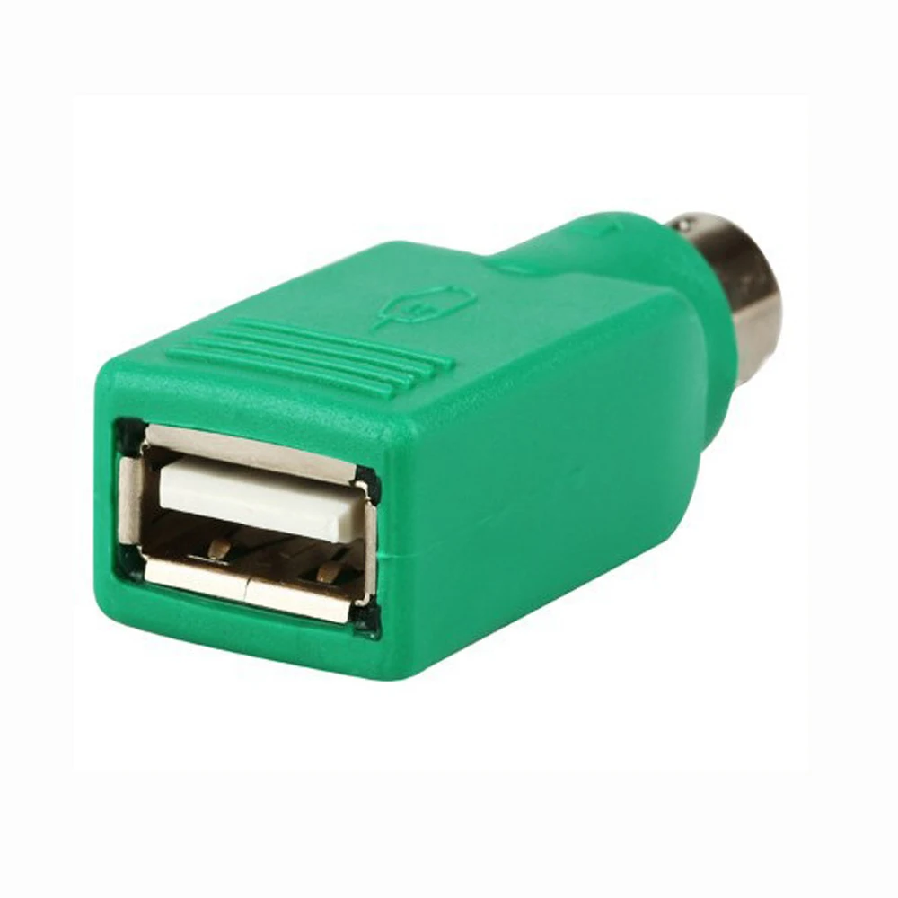 1PCS Brand USB Female to PS2 PS/2 Male Adapter Converter keyboard Mouse Mice Adapter Convertor Computer Connectors