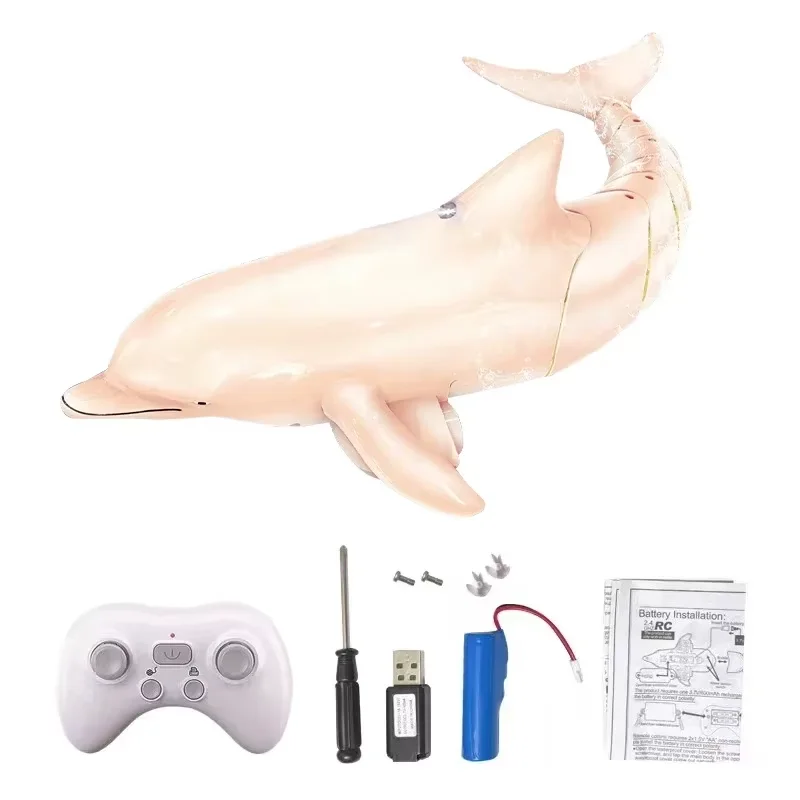 CONUSEA Smart Rc Shark Wal Spray Wasser Spielzeug Ferngesteuertes Boot Schiff U-Boot Roboter Fisch Elektrisches Spielzeug für Kinder Jungen Baby Kinder 6