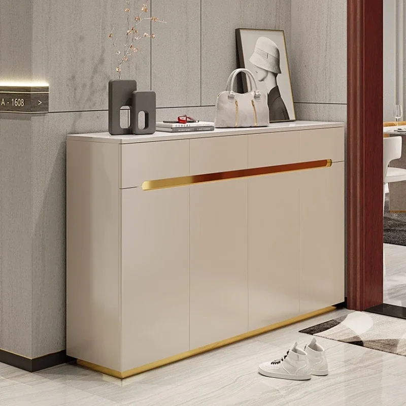 

Living Room Cabinets Modern Nordic Style Rock Slab Large Capacity Shoe Cabinet Drawer Cabinet Shoe Rack Shoerack Shoes Organizer