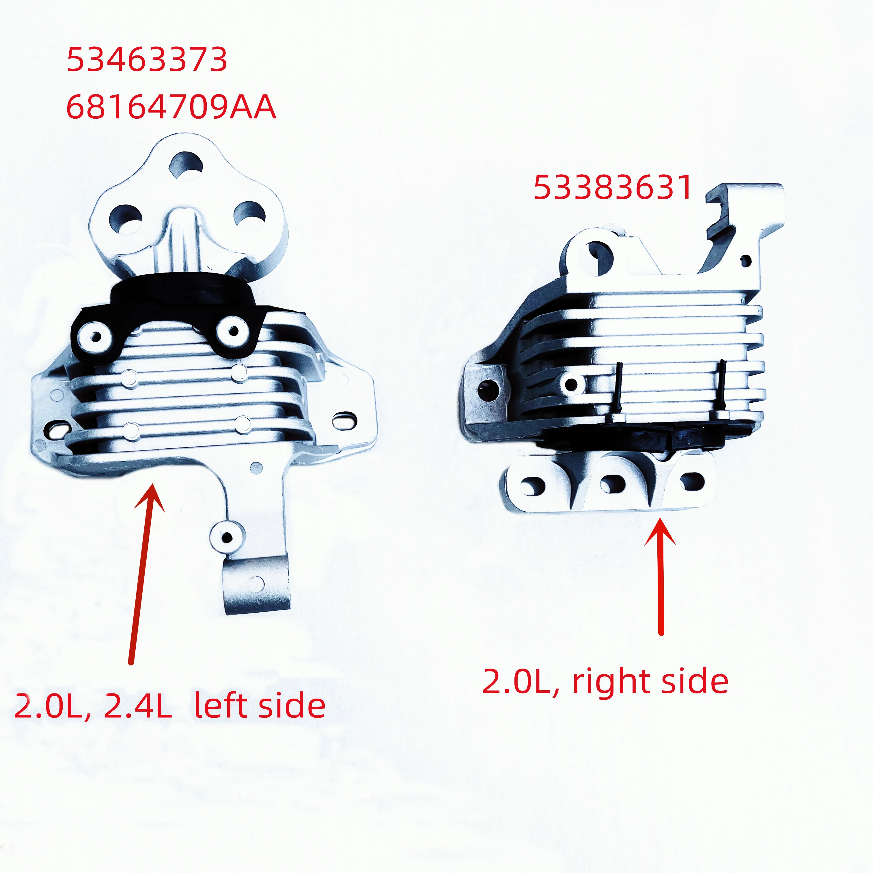 WAP02 Engine Support Pad (Sound Insulation Device) 68164709AD, 53383631, 68192831AD, 68418876AB,  For:  Cherokee,K4，KL, 2014-202