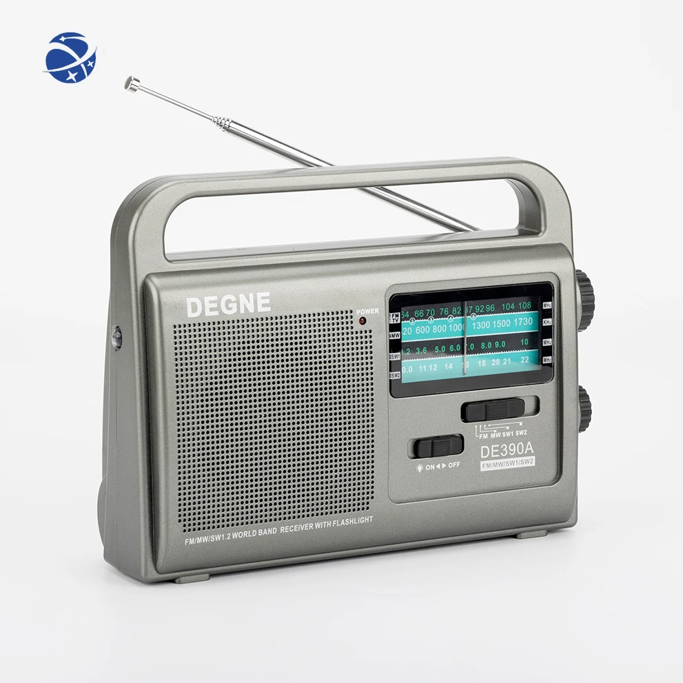 

YYHC Hot Seller Retro Styled Radio in the UK for Outdoor Camping & Hiking with Convenient Battery Operation & Clock Function