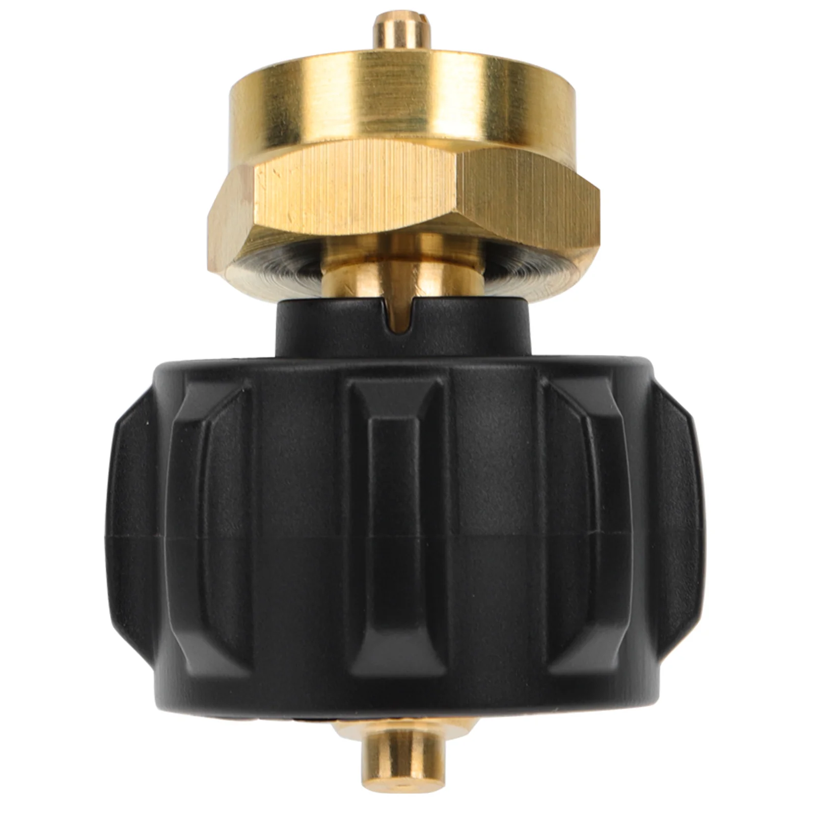 

Portable Propane Tank Adapter Metal Gas Connector Coupler Refill Converter Camping Cooking Fits 1lb Cylinder Kitchen