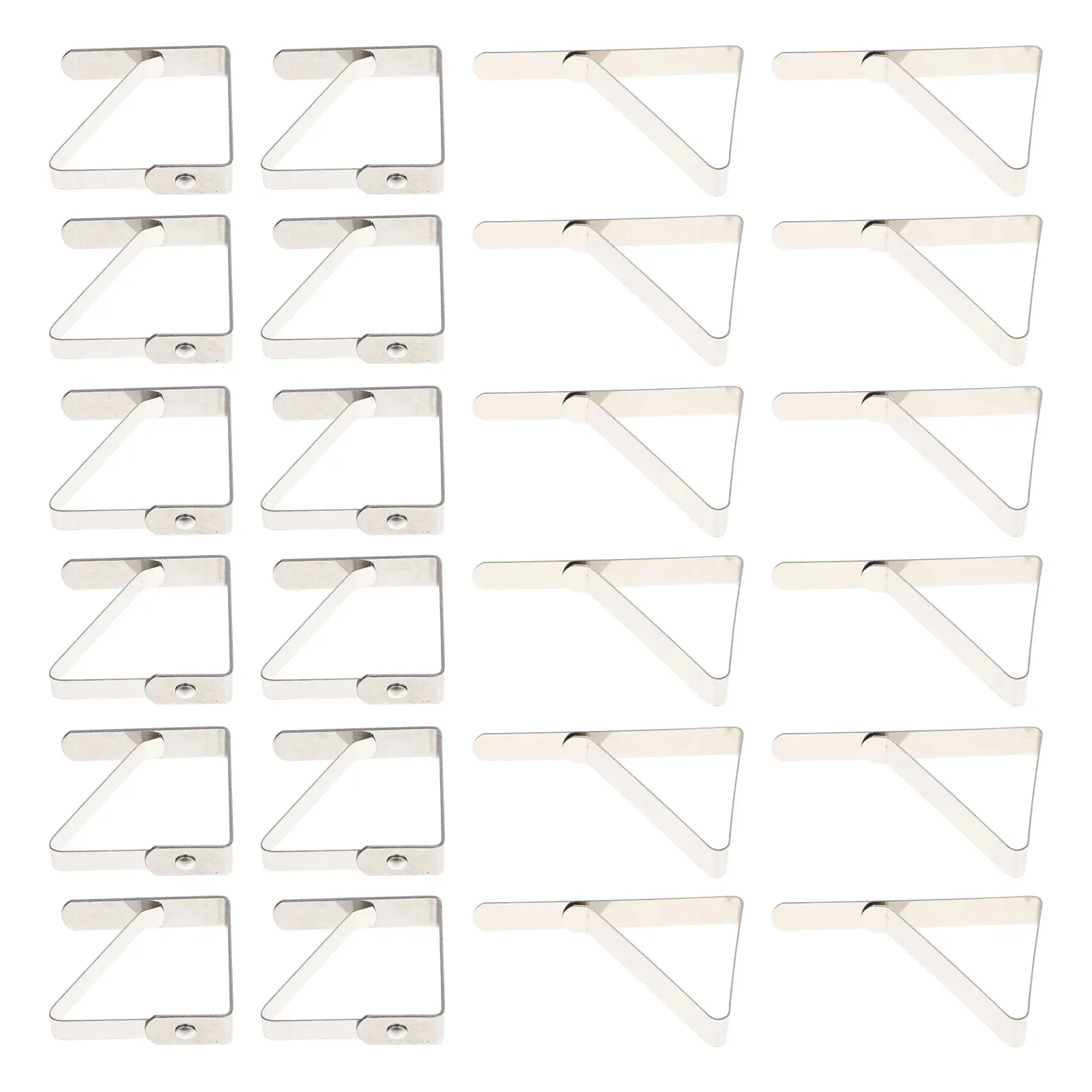 

24pcs Tablecloth Clips Stainless Steel Holders for Outdoor Picnic Folding Table Anti Slip Clamps Kitchen Barware