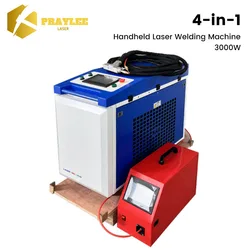 Saldatrice Laser portatile multifunzionale Praylee 3000w per il taglio Laser strumenti per officina disincrostante Laser Raycus MAX RECI