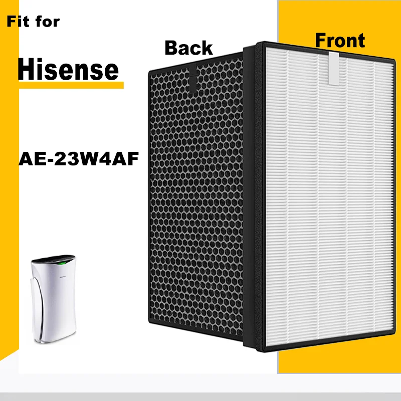 

High Efficiency H13 Hepa combined Activated Carbon Filter for Hisense Model AE-23W4AF Air Purifier