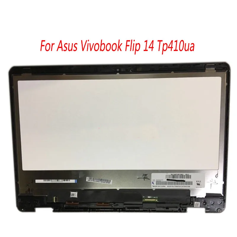 

14'' Replacement For ASUS VivoBook Flip 14 TP410UA TP410U TP410 LCD Display Touch Screen Assembly IPS Matrix