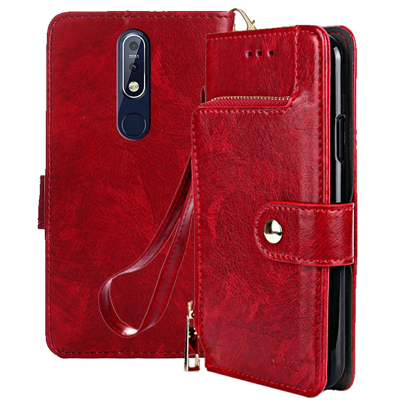 PU Leather Wallet Cover For Nokia 1.3 1.4 2.2 2.3 2.4 3.1 3.2 3.1C 3.1A 3.4 4.2 5.3 5.4 6 6.3 7.2 6.2 7.1 8 1 5.1 6.1 7 8.1 Plus