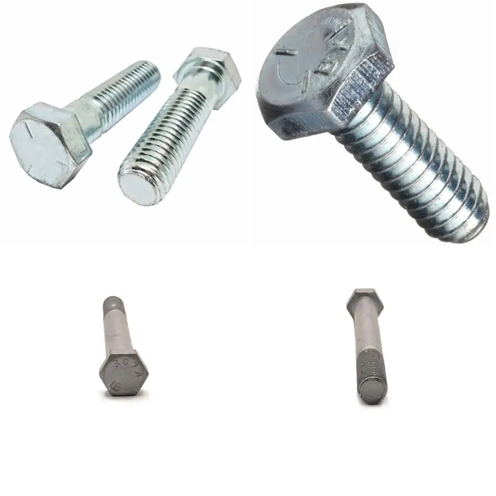 

Grade 5 Zinc Plated Hex Cap Screws 3/8-16 x 3-1/2 Inches, 50 Pack, Coarse Thread, Partially Threaded, 1 Inch Thread Length