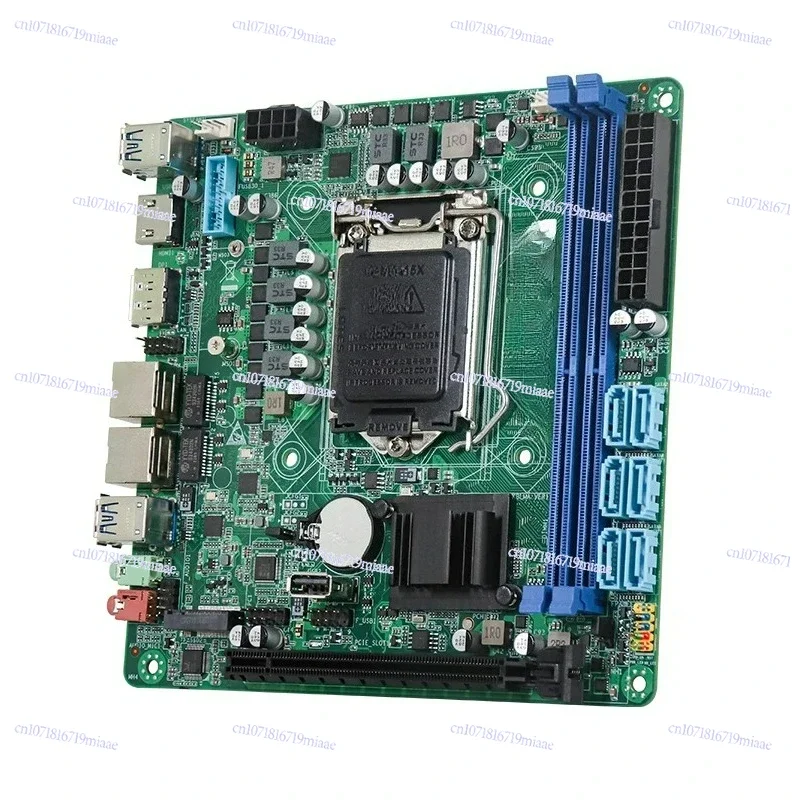 Black ITX Motherboard Industrial Control Computer Software Routing NAS Storage ServerB365 NAS