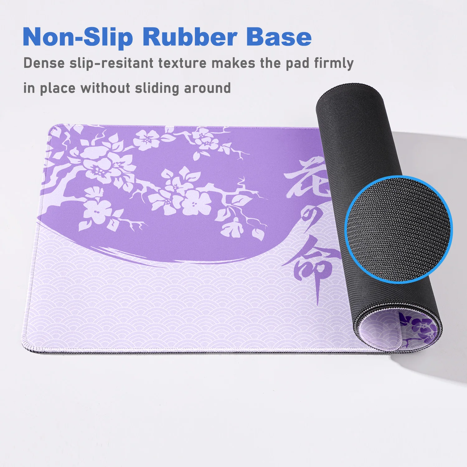 HD Black and White Yin-Yang Flower Mouse Pad PC Gaming Extended Mousemat Large Desk Pad Gamer Non Slip Rubber Mousepad 900x400