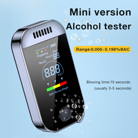 New Mini High-sensitivity Digital Breath Alcohol Tester Breathalyzer With LCD Display USB Rechargeable Electronic Alcohol Tester
