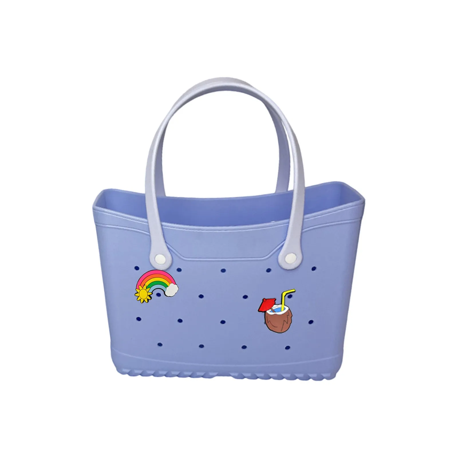 

6 Styles Hot Hole Bag Travel Outdoor Waterproof Wear-resistant Beach Bag With Stickers