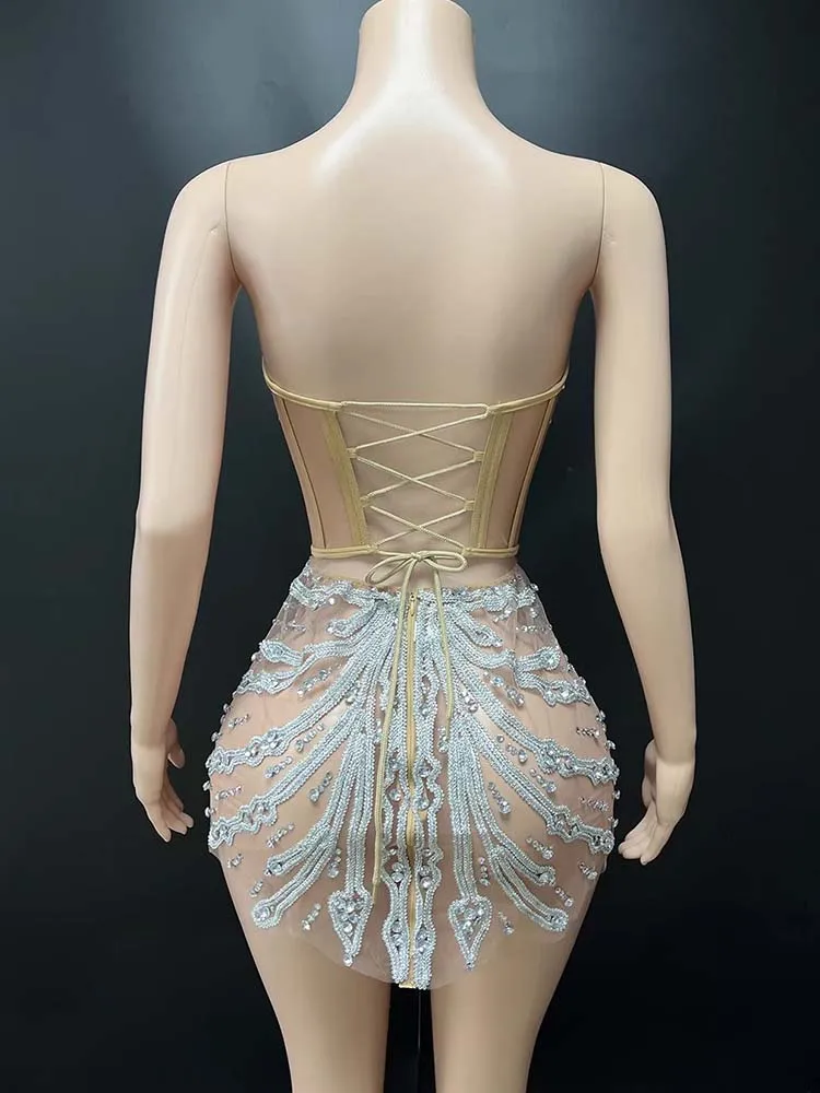 Wysokiej jakości seksowna sukienka z elastycznym wiązaniem na biuście, nowa kolekcja 2025, odzież damska na zamówienie.