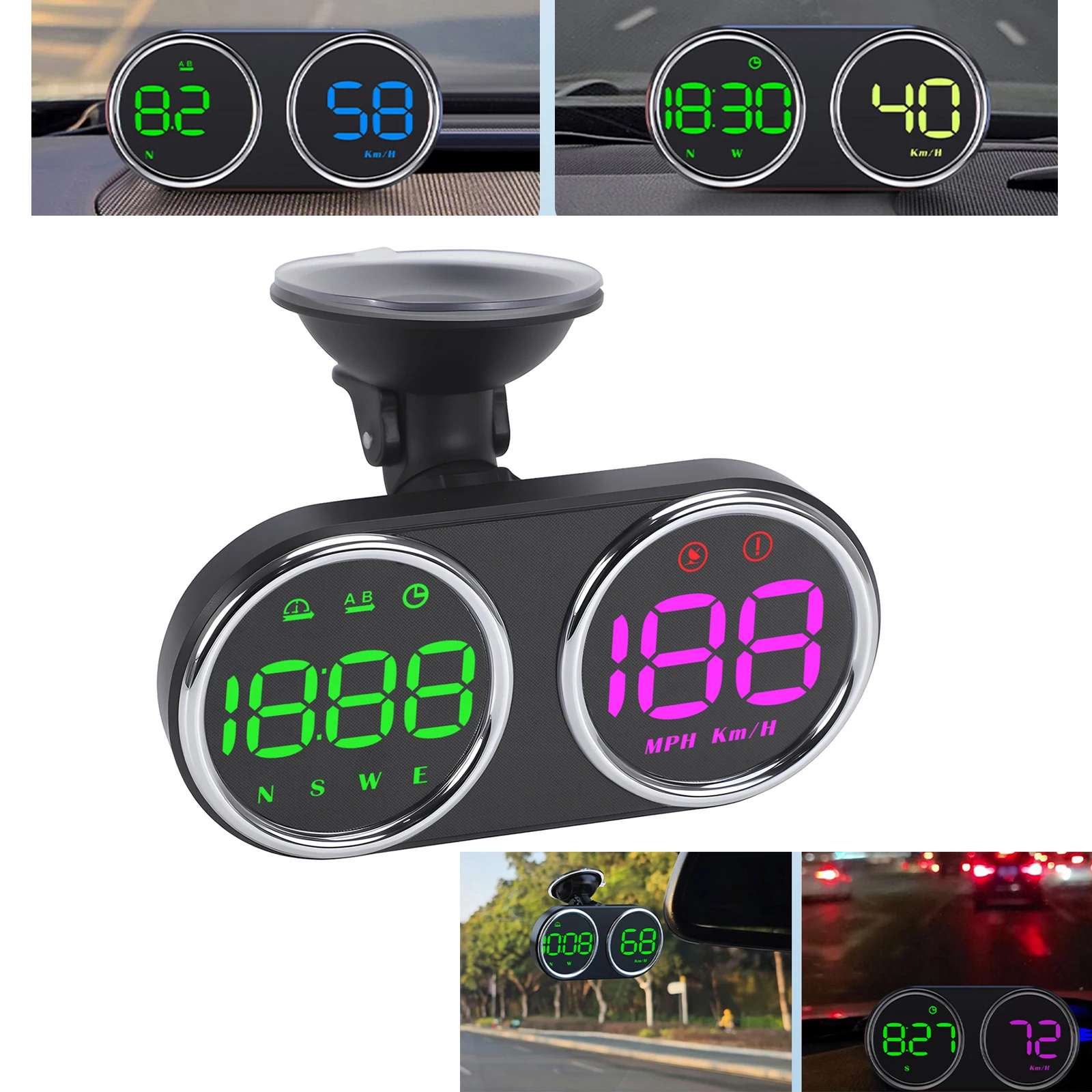 Sale Newest Car Speedometer Head-up Display Digital Speedometer Overspeed Display SUV RV