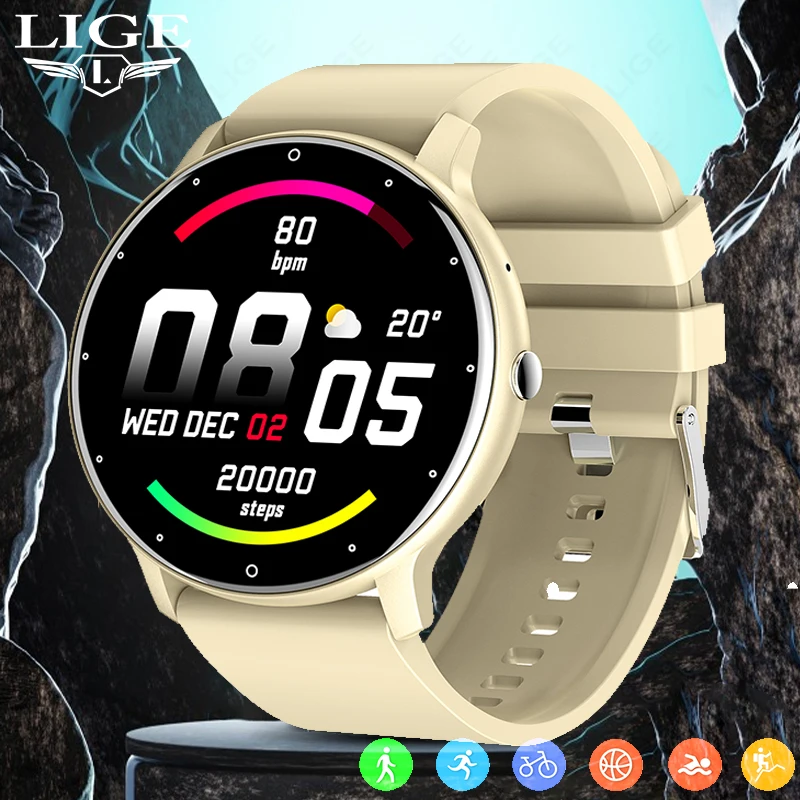 

LIGE New 100+ Sports Modes Smart Band For Women Smartwatch Health Monitoring Blood Oxygen Tracking Sleep Analysis Smartwatches