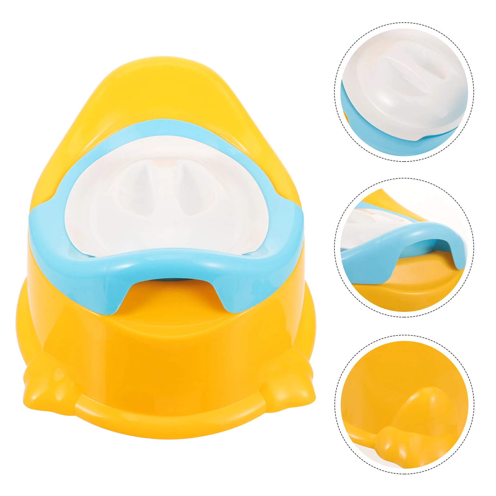 

Baby Toilet (yellow) Children's Products Kids Training Potty for Toddler Portable