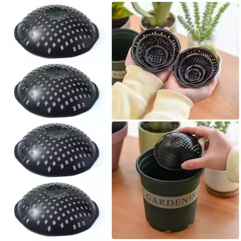 5/10Pcs Bonsai Basin Flowerpot Bottom Grid Mat Flower Pot Garden Accessories Pot Hole Mesh Pad Breathable Leakproof