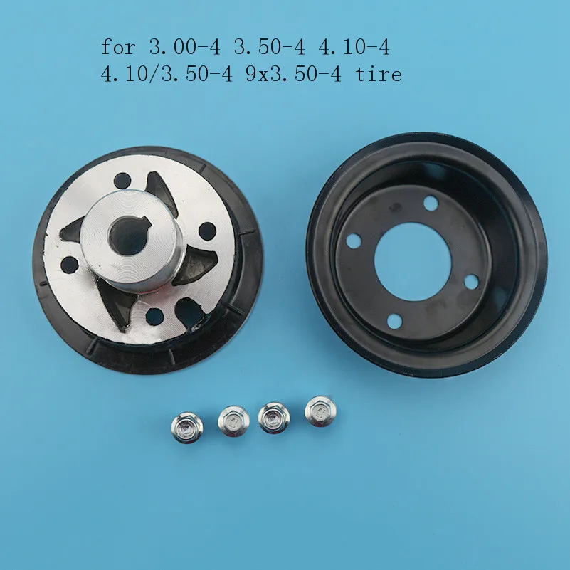 4.10/3.50-4 4.00-4 3.00-4 Aluminum Alloy Wheel Rim Hub for MIni Motorcycle Electric Scooter