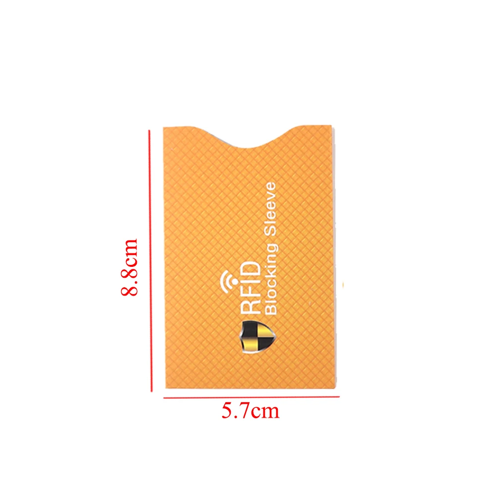 5PCS Reader Anti-theft Bank Aluminium Card Holder RFID Blocking Sleeve Wallet Protect Case Cover