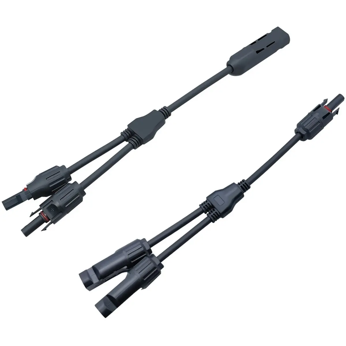 Y-Type Pv Solar Connector 1in 2out with Wire 1000v 30a Ip67 Dust-Proof Water-Resistant for Battery Pack Solar Panel