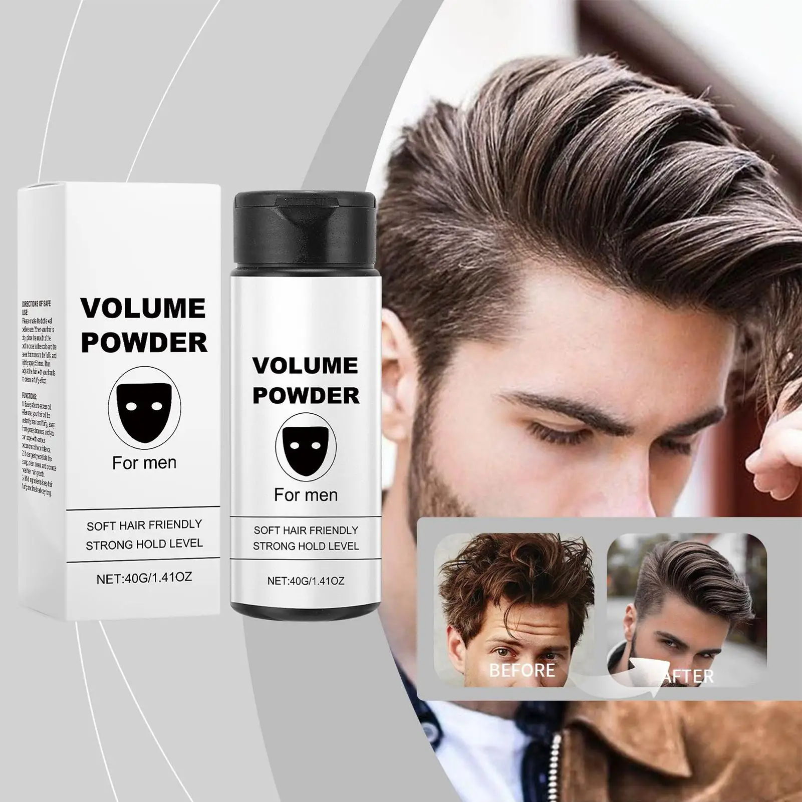 Plenty Fixed Hair Powder Long-Lasting Oil Control Texture Fluffy Increase Hair Volume Enhance Styling Hair Powder For Unisex