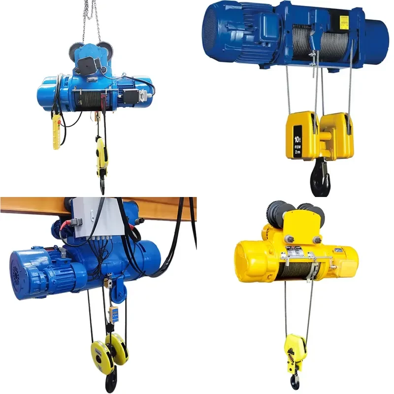 5 Ton Wire Rope Electric Hoist 380V 220V Heavy Duty Lifting Equipment Industrial Crane Motor for Warehouse Workshop
