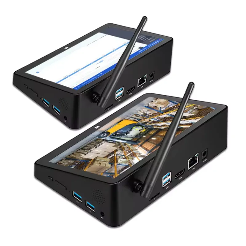 PIPO X8Pro X8S MINI PC Windows 10 OS 7 pulgadas pantalla táctil TV CAJA Intel Quad Core 4GB RAM 64GB ROM con BT WIFI USB RJ45 Tablet PC