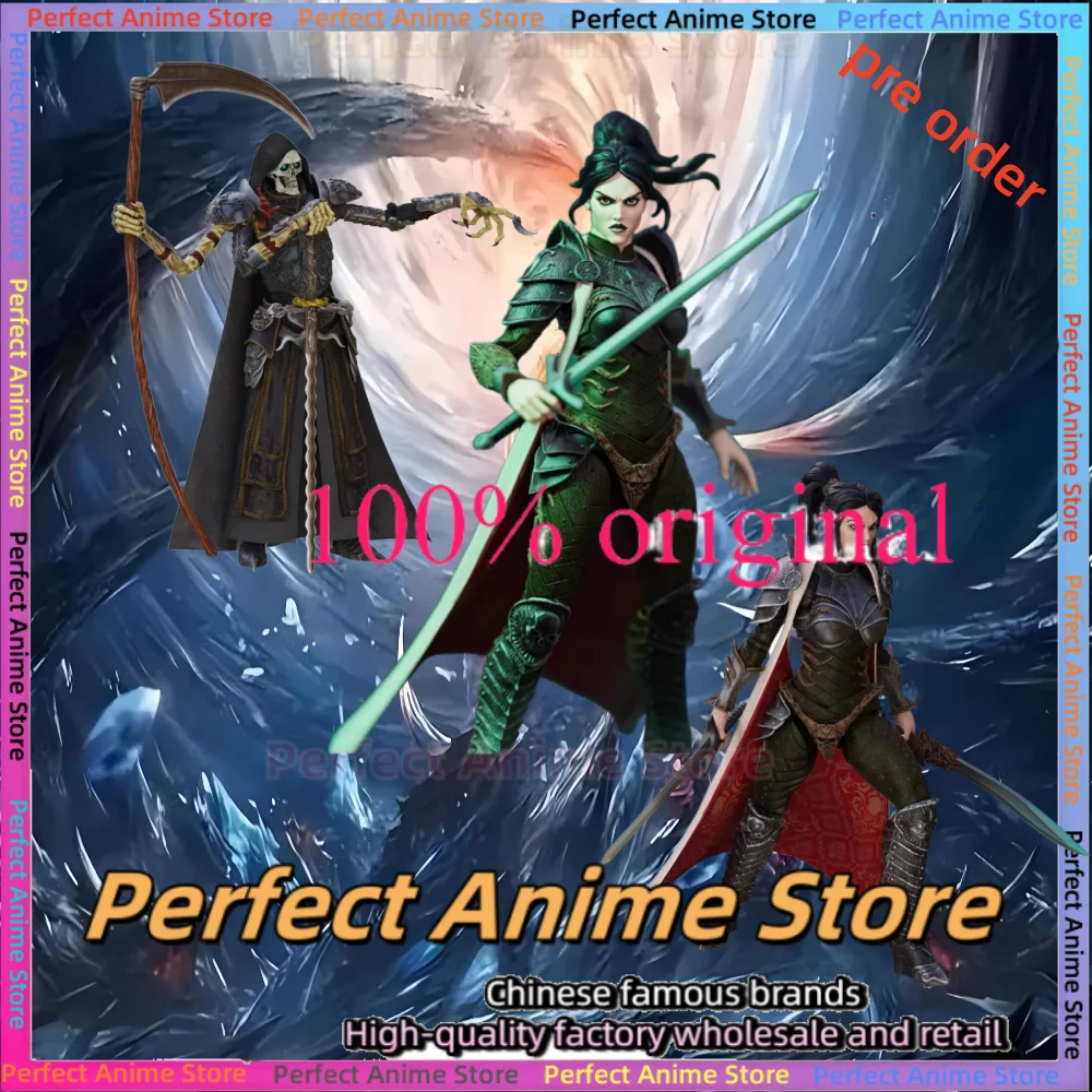 

Original BFS Boss Strike Death Court 6 inches 2 waves Soul-Reaping General Double Sword Female Battle Action Doll