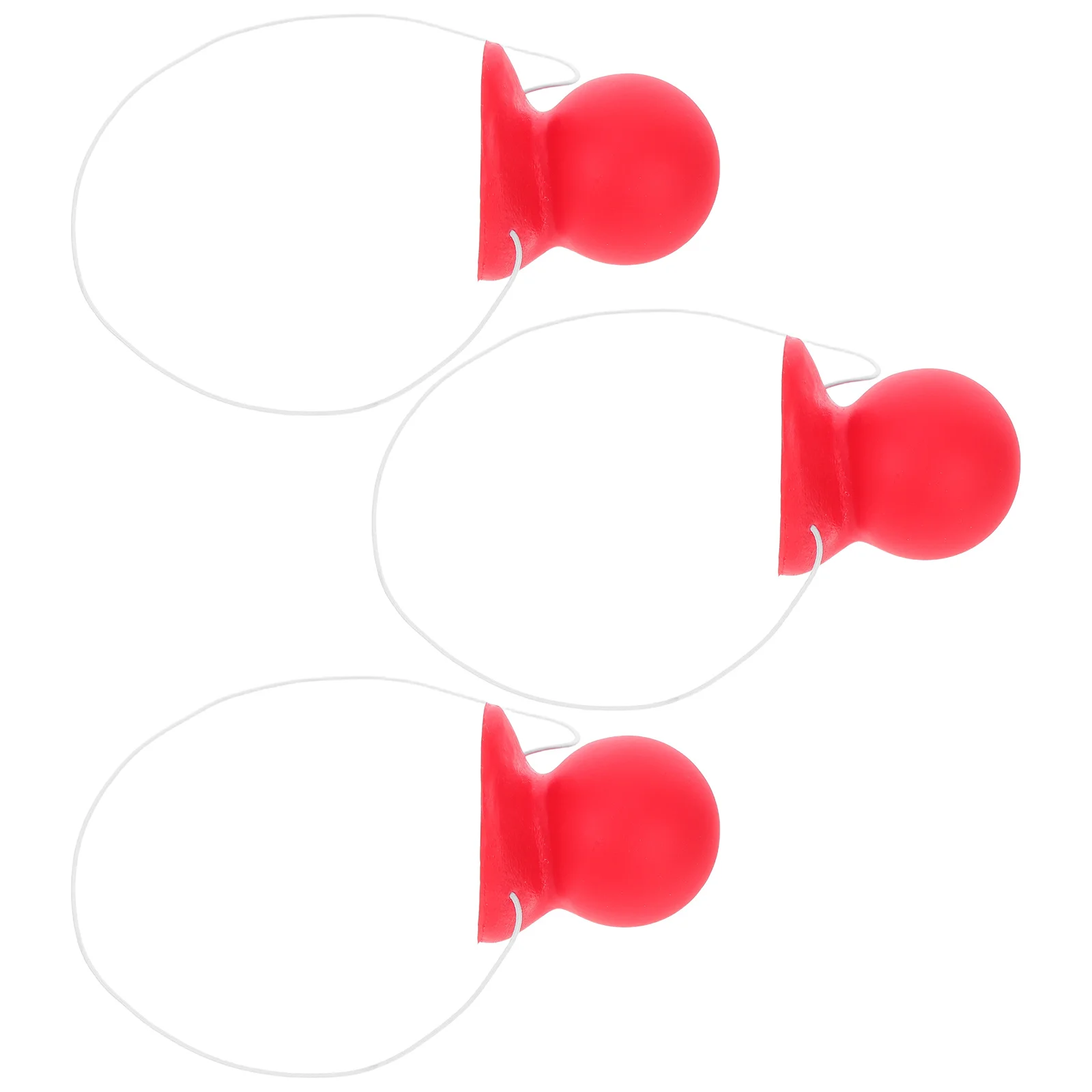 

3 шт., латексный нос клоуна, красный ходящий, забавная, гладкая текстура для маскарадного костюма, вечерние, карнавал, Хэллоуин, реквизит для косплея