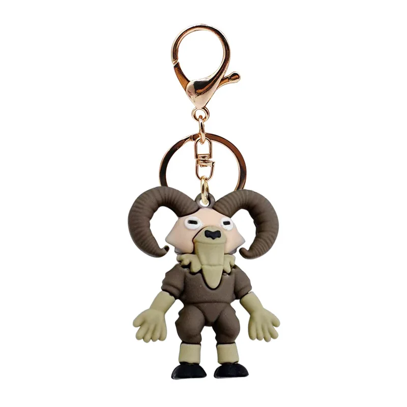 

Robloxs New Product Creative Cartoon 99 Nights in The Forest Keychain Horror Game Peripheral 99 Nights Elk Owl Toy Pendant